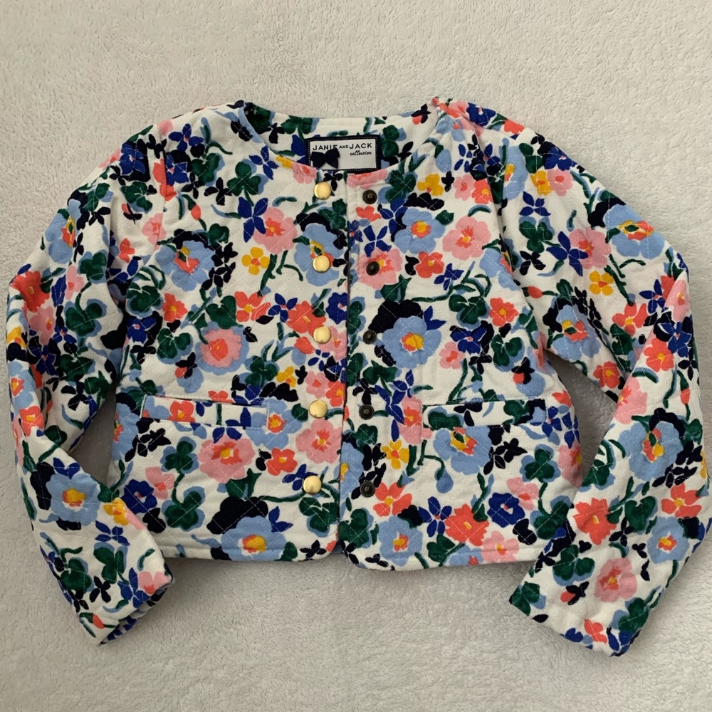 Janie & Jack girls quilted jacket